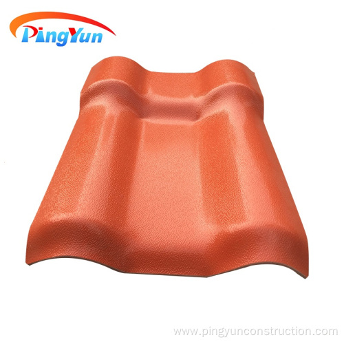 Excellent heat insulation spanish synthetic resin roof tiles